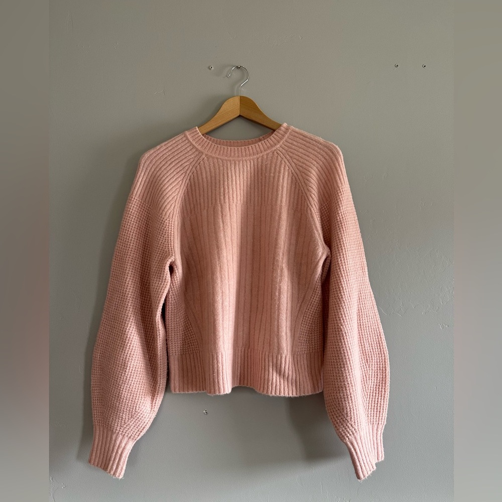 Athleta | Pink Crew Sweater